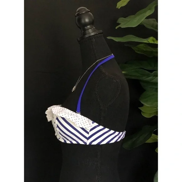 Victoria's Secret Women’s 34B Polka Dot Swimsuit Bikini Top NWOT - Picture 6 of 9